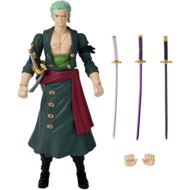 One Piece Figurina articulata Roronoa Zoro (Anime Heroes Collection) 16 cm