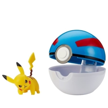 Pokémon Clip 'N' Go Pokeball Pikachu 5 cm