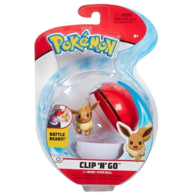 Pokémon Clip 'N' Go Pokeball Eevee 5 cm