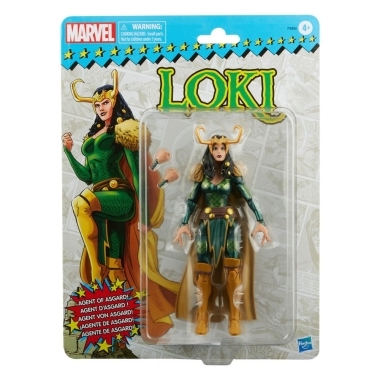 Marvel Legends Retro Collection Figurina articulata Loki (Agent of Asgard) 15 cm