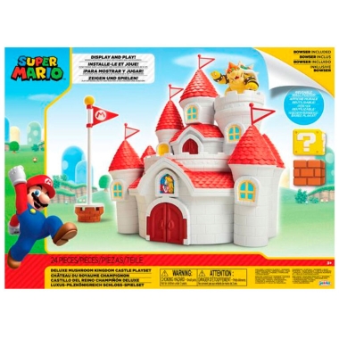 Super Mario Nintendo Set de joaca Deluxe Mushroom Kingdom Castle 24 piese
