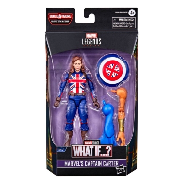 Marvel Legends Figurina Marvel’s Captain Carter (What If...?, Marvel's The Watcher BAF) 15 cm