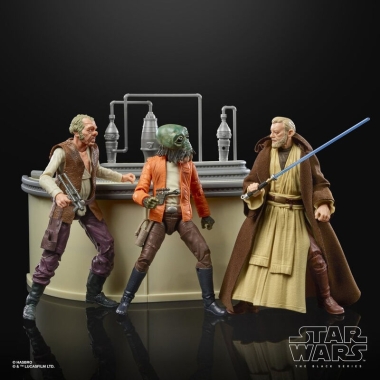 Star Wars Black Series Set diorama Cantina Showdown si 3 figurine articulate 15cm (The Power of the Force)