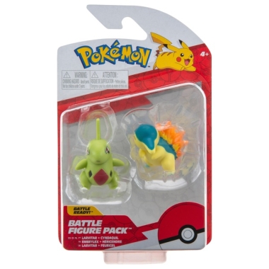 Pokemon Battle Minifigurine Larvitar si Cyndaquil 5-8 cm