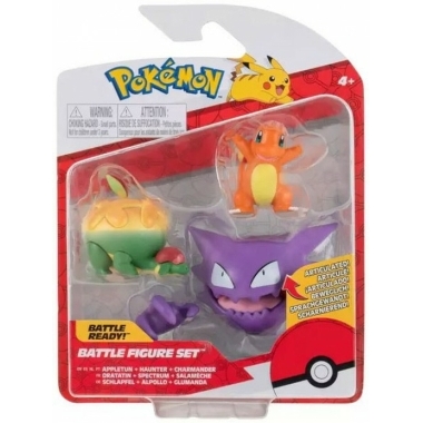 Pokémon Battle Mini Figures 3-Packs 5-8 cm Appletun, Hunter, Charmander