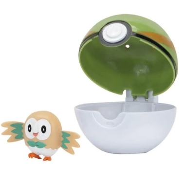 Pokémon Clip 'N' Go Rowlet & Nest ball 5 cm