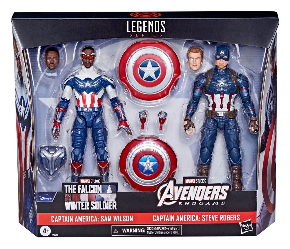 Ancient times lecture Hear from Avengers Marvel Legends Set figurine articulate Captain America: Sam Wilson  & Steve Rogers 15 cm, Avengers - 101jucarii.ro
