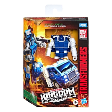 Transformers Generations War for Cybertron: Kingdom Deluxe Class 2021 Autobot Pipes 14 cm