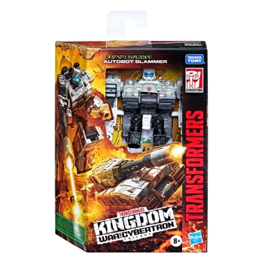 Transformers Generations War for Cybertron: Kingdom Deluxe Class Autobot Slammer 14 cm