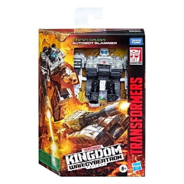 Transformers Generations War for Cybertron: Kingdom Deluxe Class Autobot Slammer 14 cm