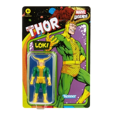 Marvel Legends Retro Collection Figurina articulata Loki (Thor) 10 cm
