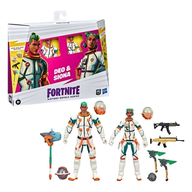 Fortnite Victory Royale Series Battle Pack Set figurine Deo & Siona 15 cm