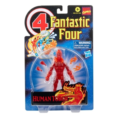 Marvel Legends Retro Figurina articulata Human Torch (Fantastic Four) 15 cm