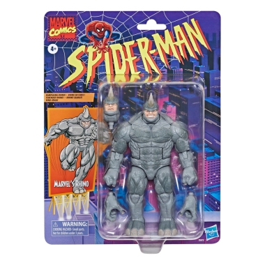 Marvel Legends Retro Figurina articulata Marvel’s Rhino (Spider-Man) 20 cm