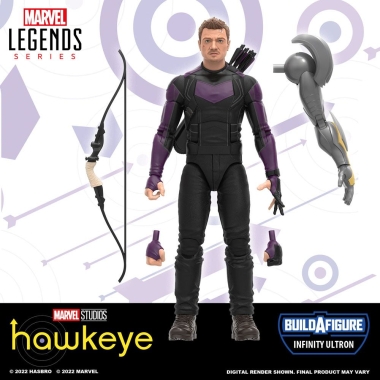 Marvel Legends Figurina articulata Hawkeye (Infinity Ultron BAF) 15 cm