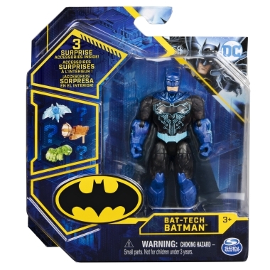 Batman Bat-Tech Figurina articulata 10cm cu 3 accesorii surpriza