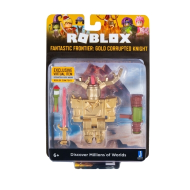 Roblox Celebrity - Figurina S6 - Fantastic Four: Gold Corrupted Knight