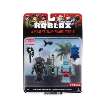 Roblox Blister - 2 Figurine S4 -A PIRATE'S TALE: SHARK PEOPLE
