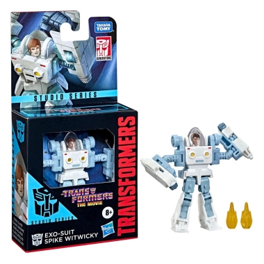 The Transformers: The Movie Studio Series Core Class Action Figure 2022 Exo-Suit Spike Witwicky 9 cm
