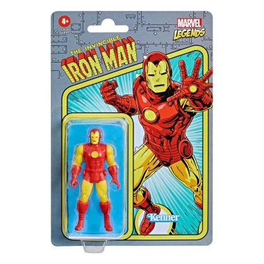 Marvel Legends Retro Collection Figurina articulata The Invincible Iron Man 10 cm