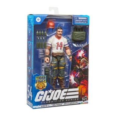 G.I. Joe Classified Series 2023 Tiger Force - Figurina David L. Bazooka Katzenbogen 15 cm