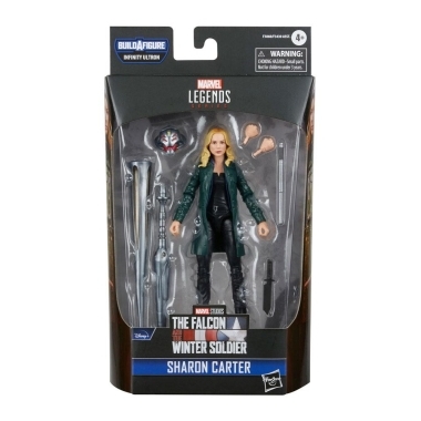 The Falcon and the Winter Soldier Marvel Legends Series Action Figure 2022 Infinity Ultron BAF: Sharon Carter 15 cm