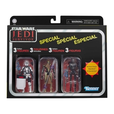 Star Wars Vintage Collection Gaming Greats Set special 3 figurine articulate (Jedi Survivor) 10 cm