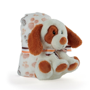 Duff Dog Set Paturica si Jucarie de Plus 22cm