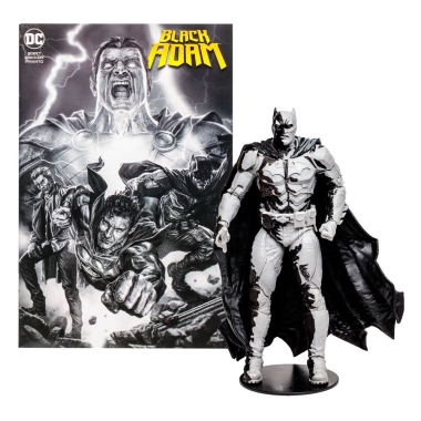 DC Page Punchers Figurina articulata Batman - Line Art Variant (Black Adam Comic – Gold Label) 18 cm