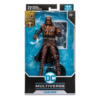 DC Multiverse Figurina articulata Scarecrow (Batman: Arkham Night – Gold Label) 18 cm