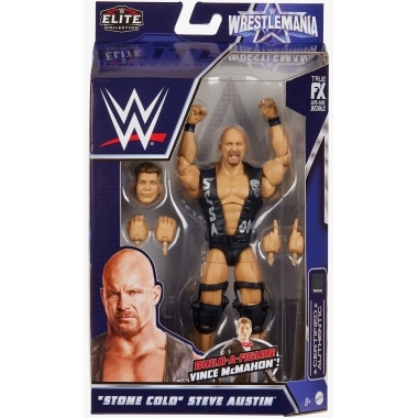 WWE Elite WrestleMania 38 Figurina articulata Stone Cold Steve Austin 15 cm
