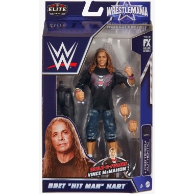 WWE Elite WrestleMania 38 Figurina articulata Bret Hart 15 cm
