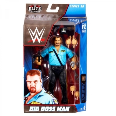  WWE Elite 90 Figurina articulata Big Bossman (Blue Gear) 15 cm
