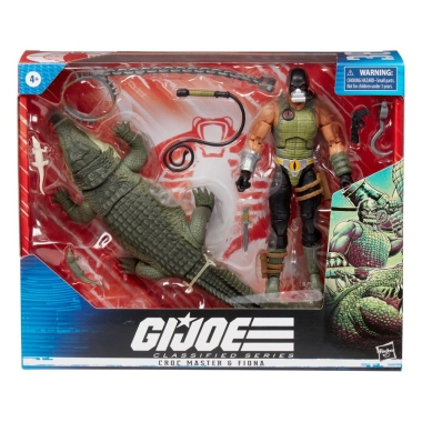 G.I. Joe Classified Series 2022 Set 2 figurine articulate Croc Master & Fiona 15 cm