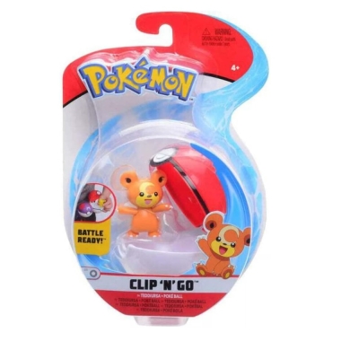 Pokemon Clip ’N’ Go Pokeball Teddiursa 5 cm