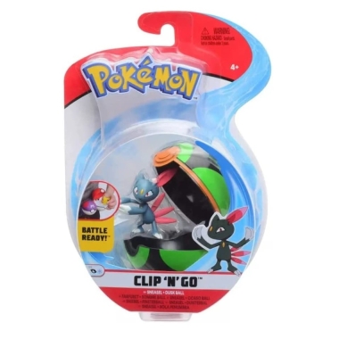 Pokemon Clip ’N’ Go Pokeball  Sneasel 5 cm