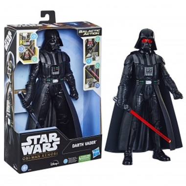 Star Wars Obi Wan Kenobi Figurina articulata interactiva (Galactic Action) Darth Vader 30 cm