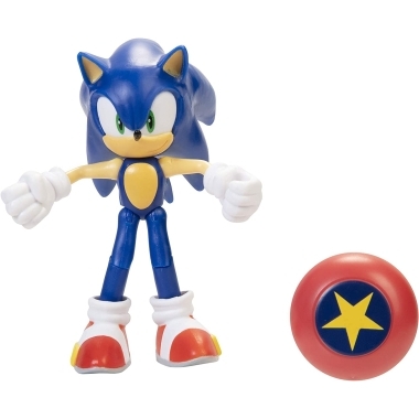 Sonic The Hedgehog Figurina articulata Sonic cu accesorii 10 cm