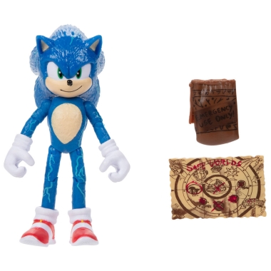 Sonic The Hedgehog 2 (Movie) Figurina Sonic cu accesorii 10 cm
