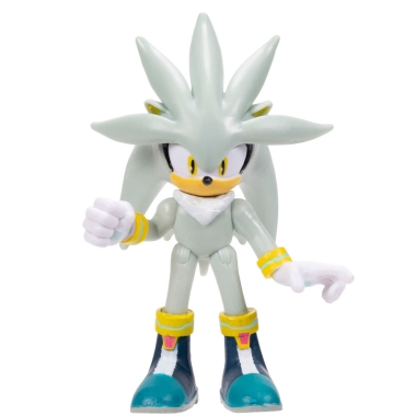 Sonic The Hedgehog Figurina articulata Silver 6.5 cm