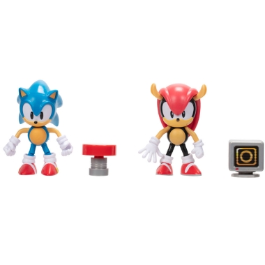 Sonic The Hedgehog Set figurine articulate Sonic & Mighty 10cm