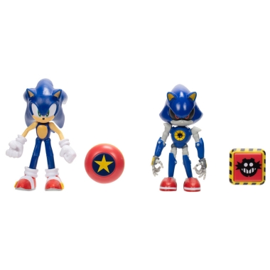 Sonic The Hedgehog Set figurine articulate Sonic & Metal Sonic 10cm