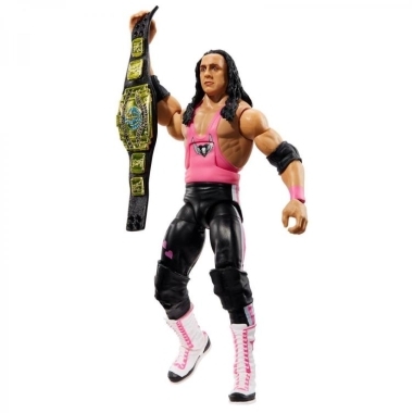 WWE Elite 94 Figurina articulata Bret Hart (Pink Tights) 15 cm