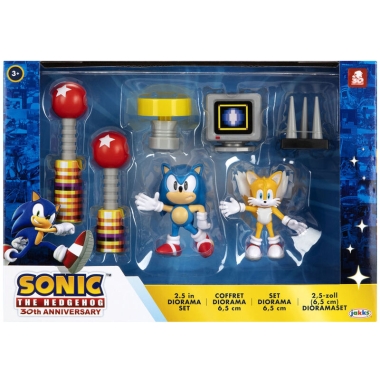 Sonic The Hedgehog 30th Anniversary Diorama Set 2 figurine 6.5 cm