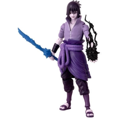 Naruto Shippuden Figurina Sasuke Uchiha Rinnegan Mangekyo Sharingan 18 cm