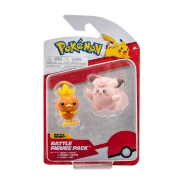 Pokemon Figurine de actiune Torchic & Clefairy 5-7 cm