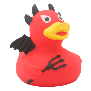 Devil Duck 8.5 cm (Rățușcă fantezie de cauciuc)