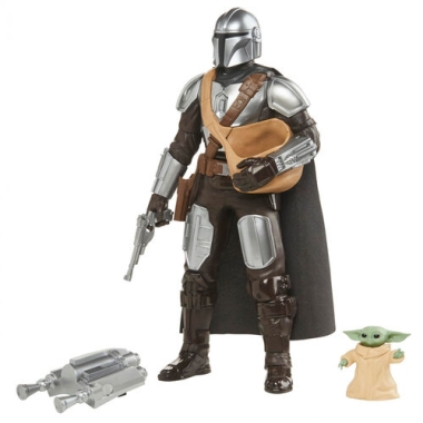 Star Wars The Mandalorian Figurina articulata Mandalorian & Grogu 30cm