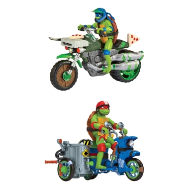 Teenage Mutant Ninja Turtles: Mutant Mayhem Set 2 vehicule cu figurine 30 cm 