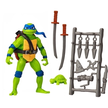 Teenage Mutant Ninja Turtles: Mutant Mayhem Figurina articulata (basic) Leonardo 10 cm